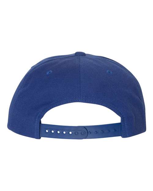 Yupoong 5089M Premium Five-Panel Snapback Cap - Royal - back