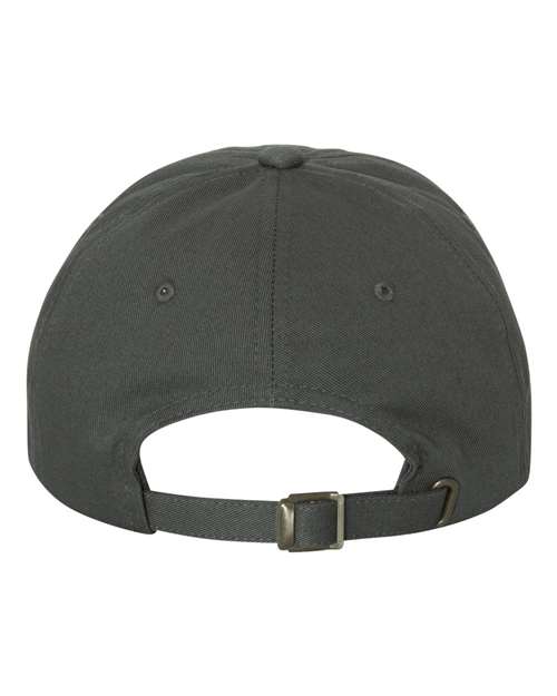 Yupoong 6245CM Classic Dad Hat - Dark Grey - back