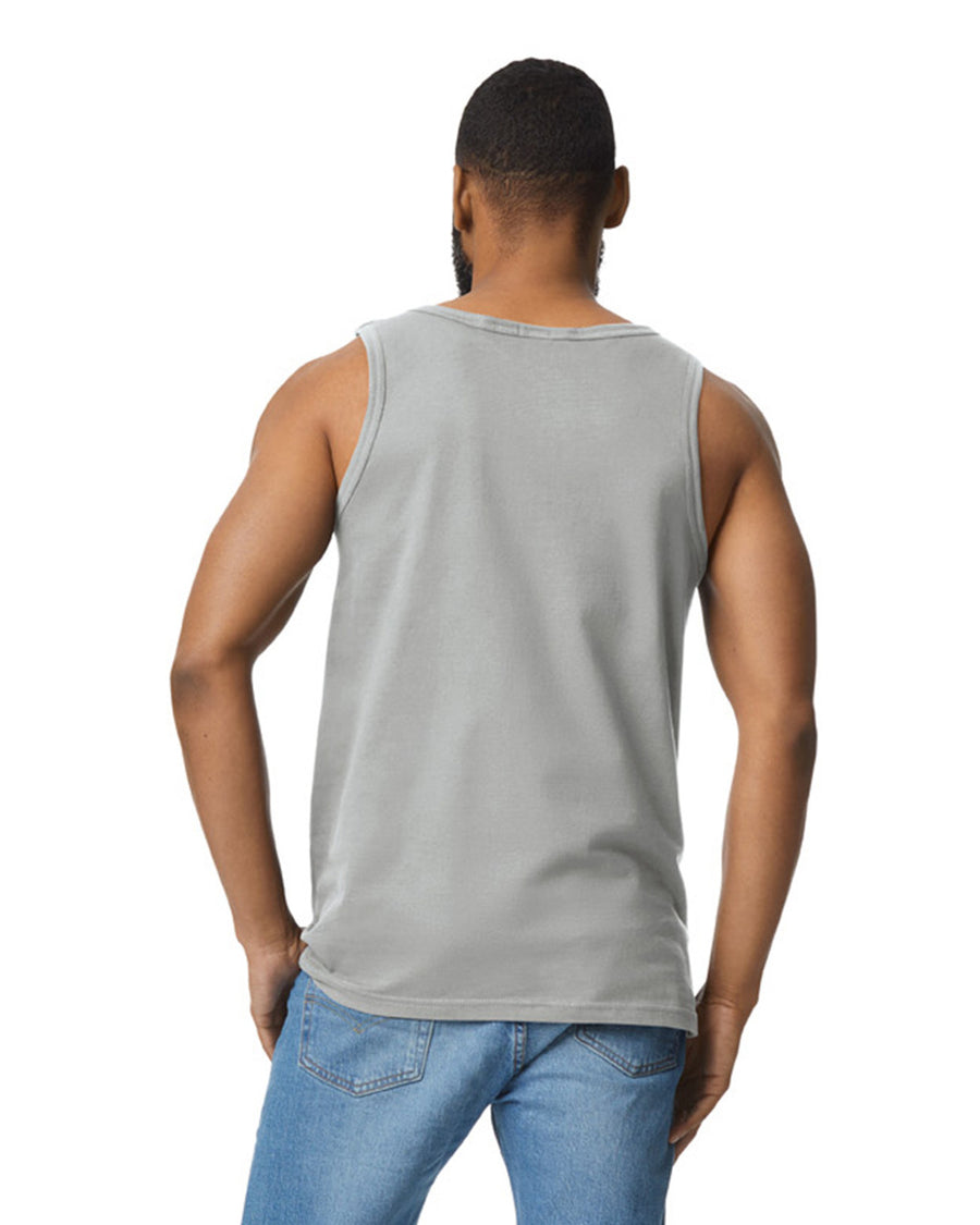 Gildan 64200 Unisex Softstyle Tank Top - Sport Grey - model back