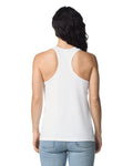 Gildan 64200L Women's Softstyle Tank Top - White - model back