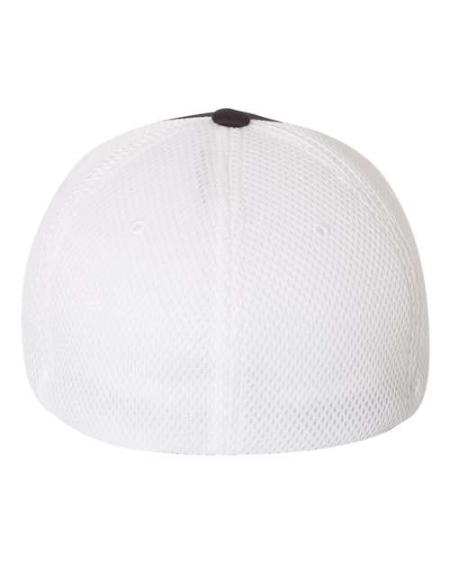 Flexfit 6533 Ultrafiber Mesh Cap - Black/ White - back