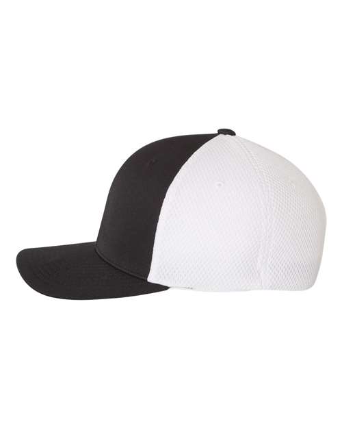 Flexfit 6533 Ultrafiber Mesh Cap - Black/ White - side