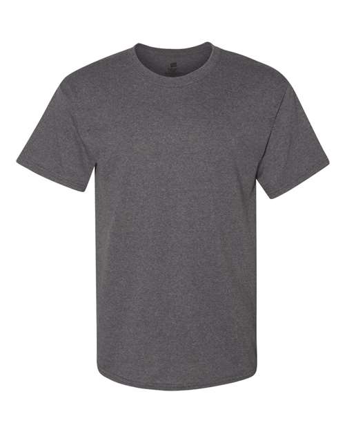 Hanes 5280 Essential-T T-Shirt - Charcoal Heather - flat front