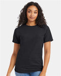 Hanes 5280 Essential-T T-Shirt - Charcoal Heather - model front