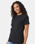 Hanes 5280 Essential-T T-Shirt - Charcoal Heather - model side