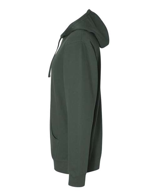 Independent Trading Co. SS4500 Midweight Hooded Sweatshirt - Alpine Green - side