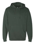 Independent Trading Co. SS4500 Midweight Hooded Sweatshirt - Alpine Green - flat front