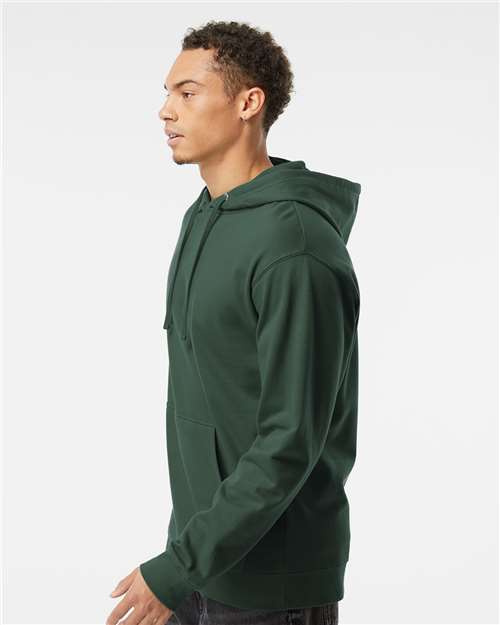 Independent Trading Co. SS4500 Midweight Hooded Sweatshirt - Alpine Green - model side