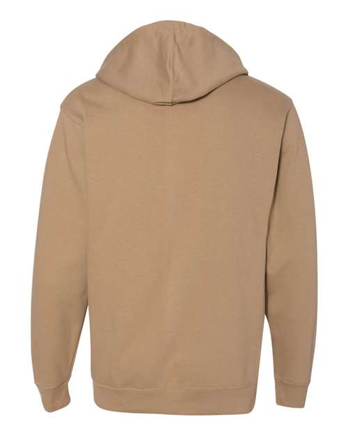 Independent Trading Co. SS4500 Midweight Hooded Sweatshirt - Sandstone - back