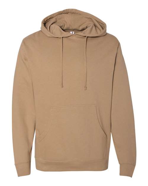 Independent Trading Co. SS4500 Midweight Hooded Sweatshirt - Sandstone - flat front