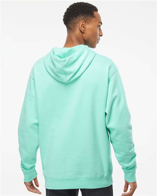 Independent Trading Co. SS4500 Midweight Hooded Sweatshirt - Mint - model back