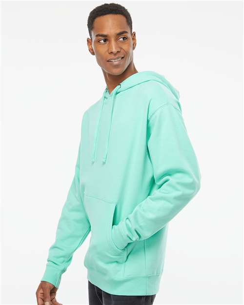 Independent Trading Co. SS4500 Midweight Hooded Sweatshirt - Mint - model side