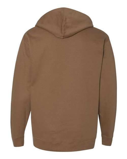 Independent Trading Co. SS4500 Midweight Hooded Sweatshirt - Saddle - back