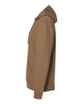 Independent Trading Co. SS4500 Midweight Hooded Sweatshirt - Saddle - side