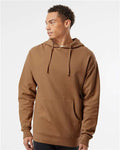Independent Trading Co. SS4500 Midweight Hooded Sweatshirt - Saddle - model front