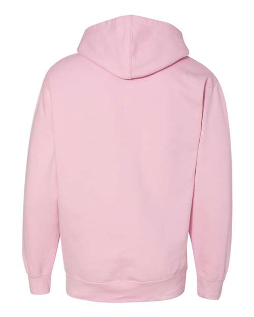 Independent Trading Co. SS4500 Midweight Hooded Sweatshirt - Light Pink - back