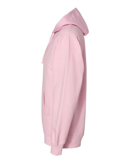 Independent Trading Co. SS4500 Midweight Hooded Sweatshirt - Light Pink - side