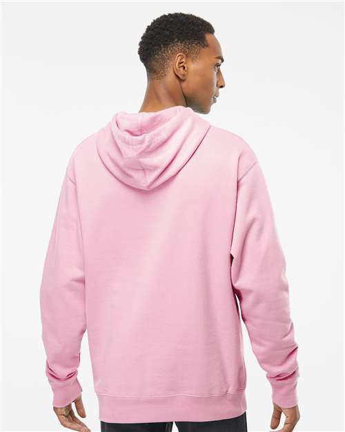 Independent Trading Co. SS4500 Midweight Hooded Sweatshirt - Light Pink - model back