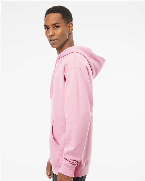 Independent Trading Co. SS4500 Midweight Hooded Sweatshirt - Light Pink - model side