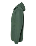 Independent Trading Co. SS4500Z Midweight Full-Zip Hooded Sweatshirt - Alpine Green - side