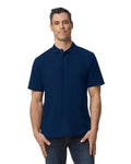 Gildan G648 Softstyle Pique Polo - Navy - model front
