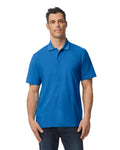 Gildan G648 Softstyle Pique Polo - Royal - model front
