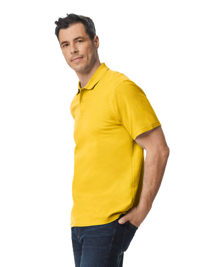 Gildan G648 Softstyle Pique Polo - Daisy - model side