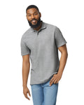 Gildan G648 Softstyle Pique Polo - Sport Grey - model front