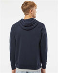 Independent Trading Co. PRM33SBP Unisex Special Blend Raglan Hooded Sweatshirt - Classic Navy - model back