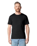Gildan 64PLSMA Unisex Softstyle Plasma Print T-Shirt - Black - model front