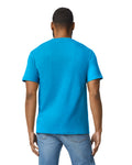 Gildan 65000 Unisex Softstyle Midweight T-Shirt - Sapphire - model back