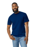 Gildan 65000 Unisex Softstyle Midweight T-Shirt - Navy - model front