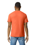 Gildan 65000 Unisex Softstyle Midweight T-Shirt - Orange - model back