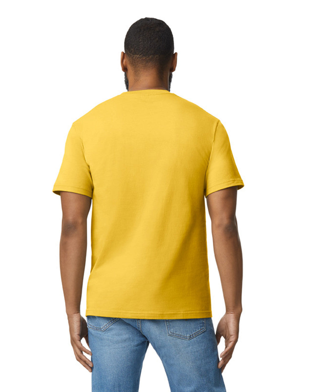 Gildan 65000 Unisex Softstyle Midweight T-Shirt - Daisy - model back