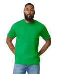 Gildan 65000 Unisex Softstyle Midweight T-Shirt - Irish Green - model front