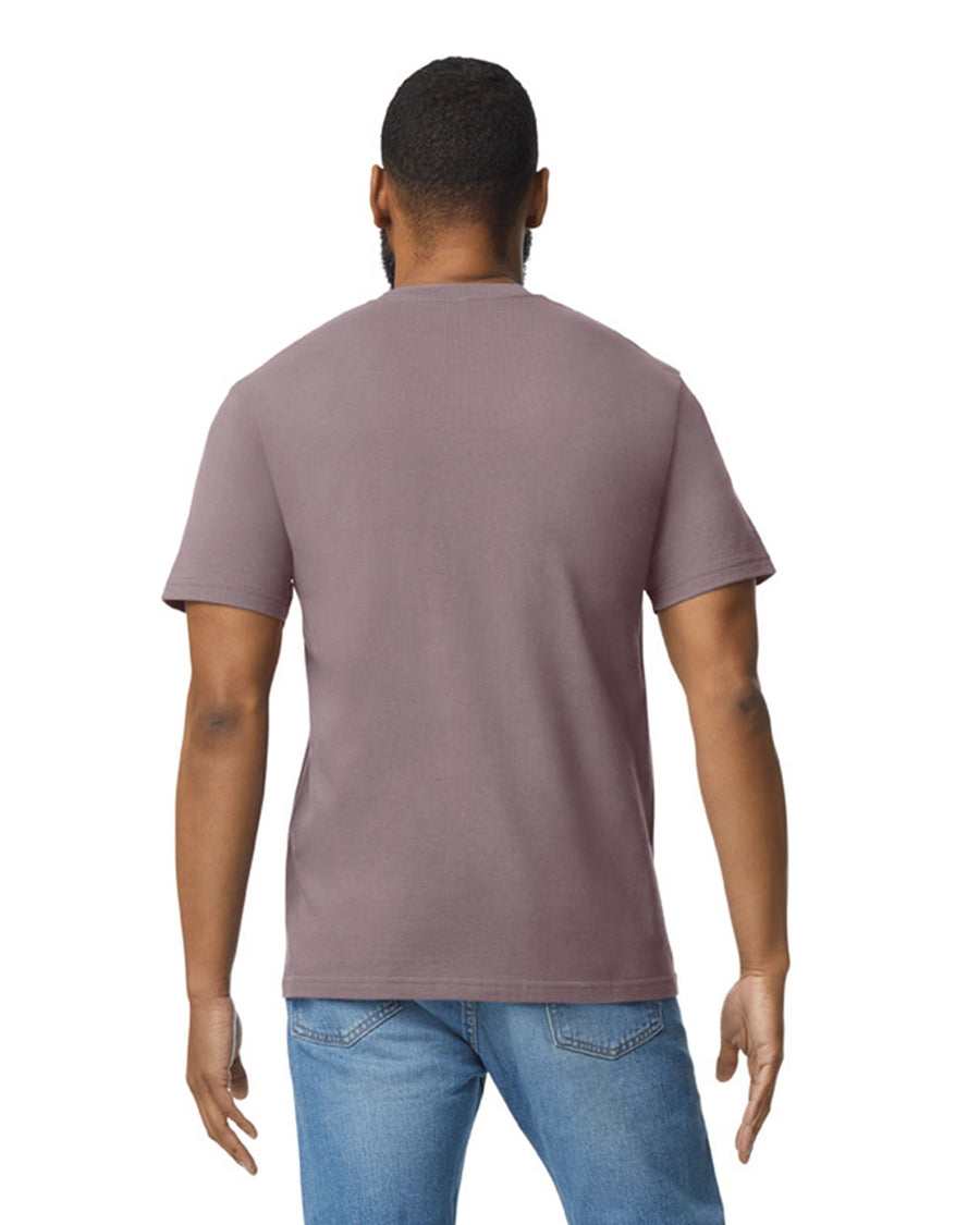 Gildan 65000 Unisex Softstyle Midweight T-Shirt - Paragon - model back