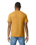 Gildan 65000 Unisex Softstyle Midweight T-Shirt - Mustard - model back