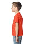 Gildan 65000B Youth Softstyle Midweight T-Shirt - Orange - model side