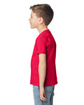 Gildan 65000B Youth Softstyle Midweight T-Shirt - Red - model side