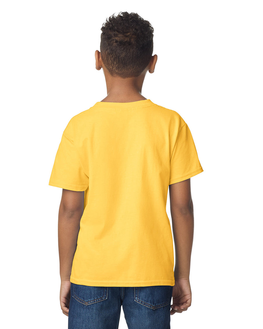 Gildan 65000B Youth Softstyle Midweight T-Shirt - Daisy - model back