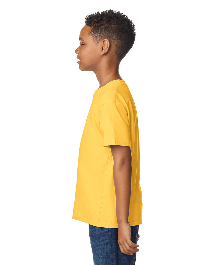 Gildan 65000B Youth Softstyle Midweight T-Shirt - Daisy - model side