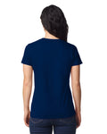 Gildan 65000L Women's Softstyle Midweight T-Shirt - Navy - model back