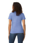 Gildan 65000L Women's Softstyle Midweight T-Shirt - Violet - model back