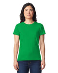 Gildan 65000L Women's Softstyle Midweight T-Shirt - Irish Green - model front