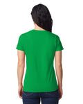 Gildan 65000L Women's Softstyle Midweight T-Shirt - Irish Green - model back