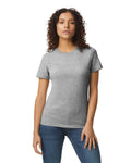 Gildan 65000L Women's Softstyle Midweight T-Shirt - Sport Grey - model front