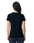 Gildan 65000L Women's Softstyle Midweight T-Shirt - Pitch Black - model back