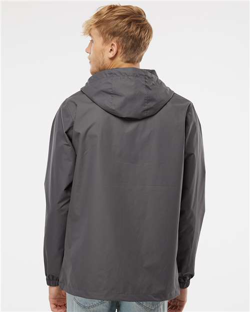 Independent Trading Co. EXP94NAW Men's Nylon Anorak - Graphite - model back