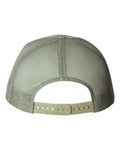 Richardson 112P Printed Trucker Cap - Military Digital Camo/ Light Green - back