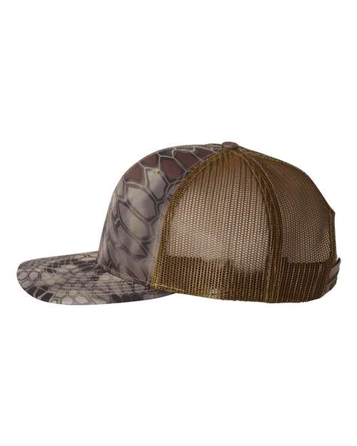 Richardson 112P Printed Trucker Cap - Kryptek Highlander - Buck - side